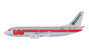 Western B737-300 N306WA (Polished, Final Livery) Gemini jets GJWAL1202 Scale 1:400