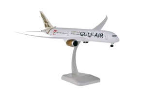 Gulf Air Boeing 787-9 Dreamliner A9C-FA gears & stand Hogan HG11007G scale 1:200