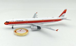 American Airlines / PSA  Airbus A321-231 N582UW with stand and collectors coin IF321AA582 InFlight Scale 1:200