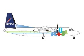 Insel Air Fokker 50 F-50 PJ-KVK Herpa 571982 Die-Cast Scale 1:200 