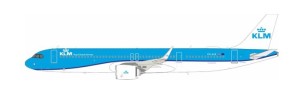 KLM Royal Dutch Airlines Airbus A321-252NX PH-AXA with stand IF321KL0824 InFlight Scale 1:200