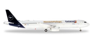 Lufthansa A321 new livery Fanhansa Russia 2018 D-AISQ 559416 scale 1:200	