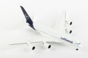 Lufthansa New Livery Airbus A380 D-AIMB Deep Blue colors Herpa 533072 scale 1:500