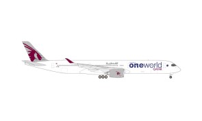 Qatar Airbus A350-1000 "One World" A7-ANE Herpa Wings 535144 scale 1:500