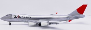 JAL Cargo Boeing 747-400F "Polished" "Flaps Down" Reg: JA402J With Stand XX20083A JC Wings 1:200