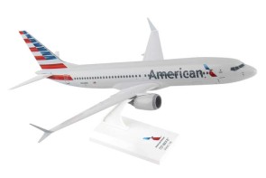 American Boeing 737-Max8 w/stand Skymarks SKR962 scale 1:130