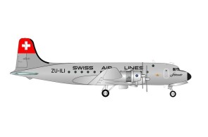 Swissair DC-4 Douglas ZU-ILI Die-Cast Herpa Wings 572491 Scale 1:200